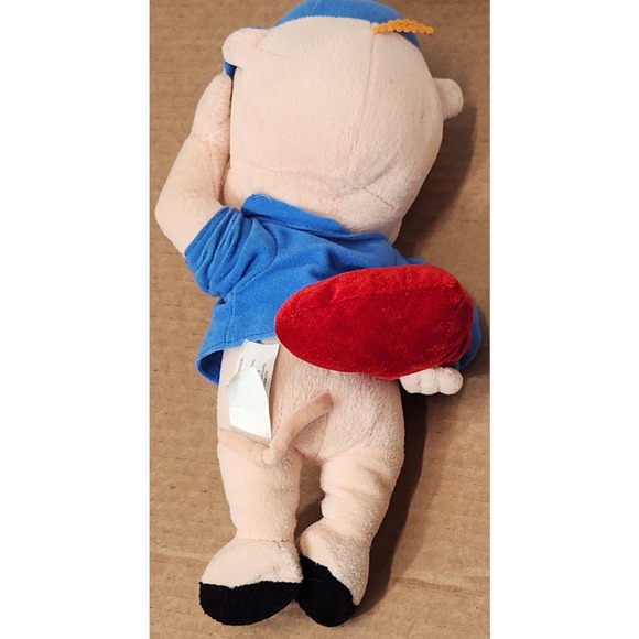 12"Looney Tunes Porky Pig Plush‎ Stuffed Animal Giving His Heart Valentines Love - Picture 4 of 10